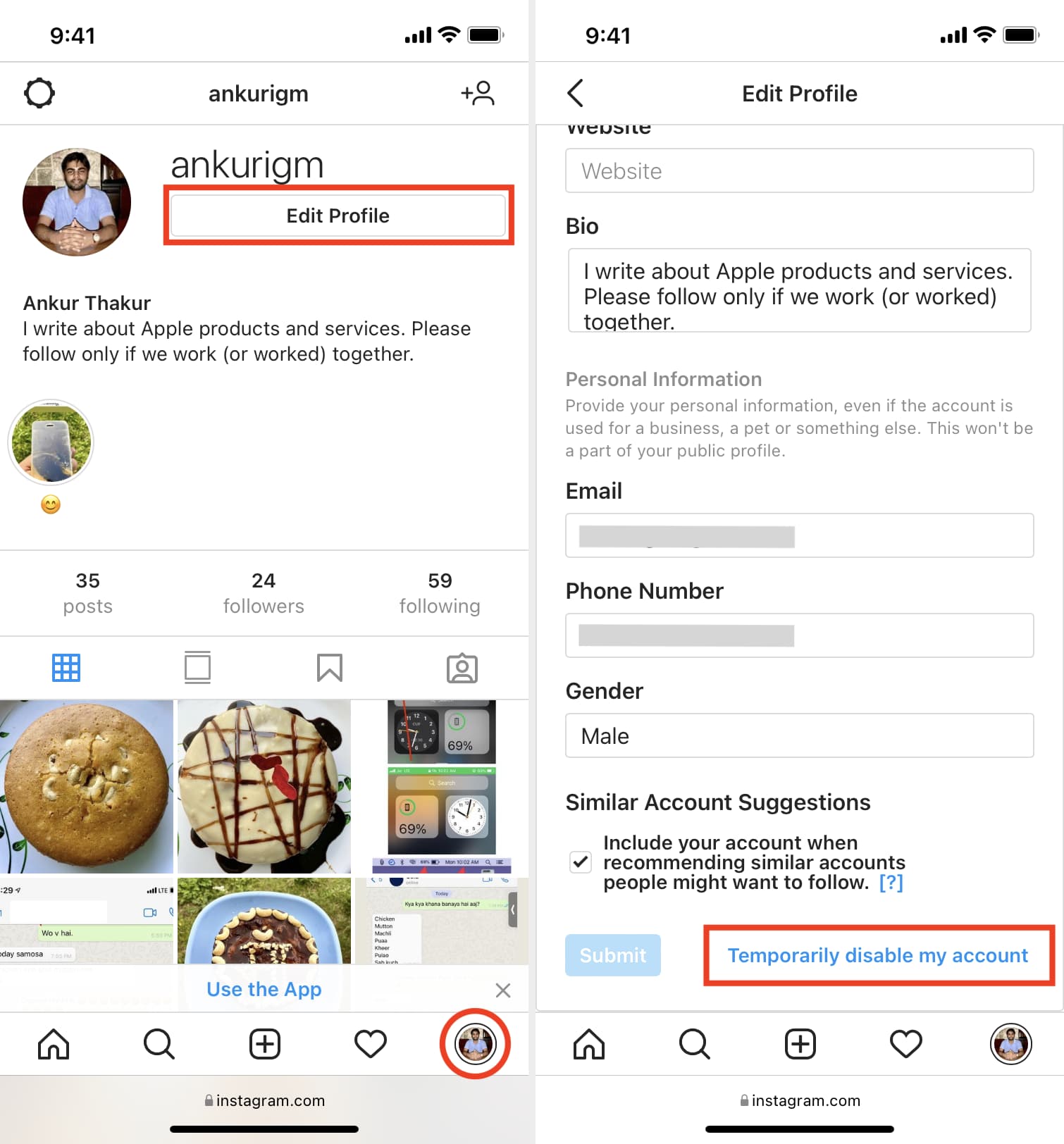 How to Delete Instagram Account on iPhone