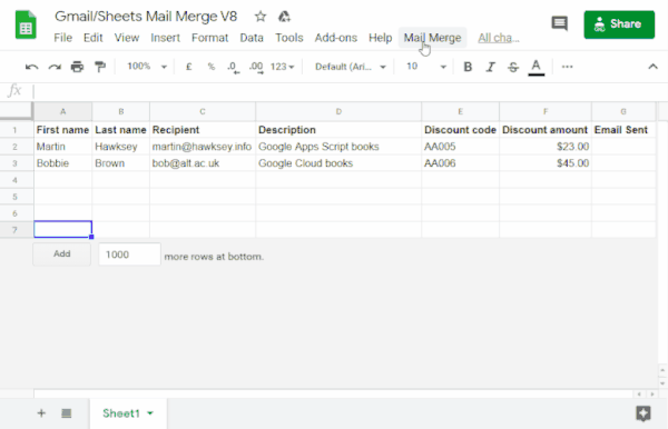 Mail Merge Process Step by Step